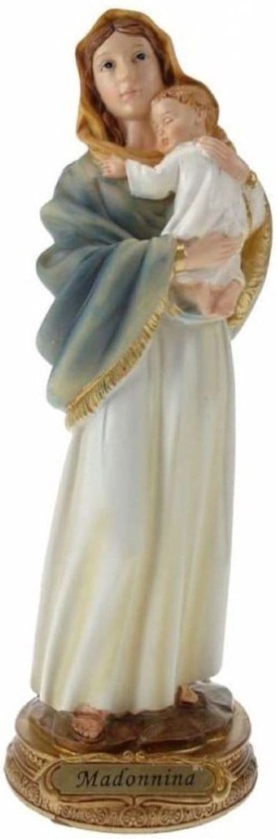 Beeld Maria met kind 13cm (090)