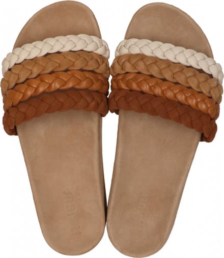 Maruti - Blos Slippers Cognac - Cognac-Combi - 41