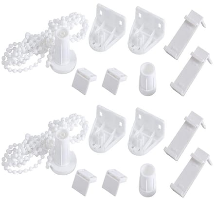 Dailygoods- Rolhouder Set van 2 - Klemsteunen zonder boren - Geschikt
