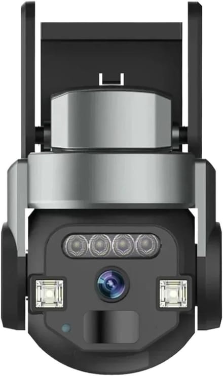 Beveiligingscamera - PTZ camera - Huis bewaken - Dubbel scherm - 5MP - Wit