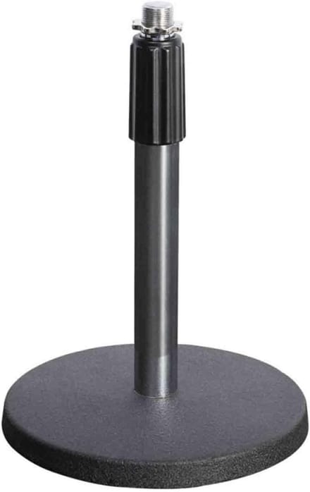 Verstelbare Desktop Microfoonstandaard voor Podcast en Studio - Compact en Stabiel