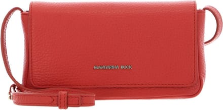 MANDARINA DUCK Leren Schoudertas Mellow Leather Crossover Bag Cayenne Rood