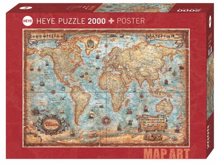 Heye Puzzel The World.