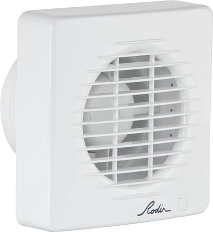 Ruimteventilator met Naloopfunctie voor Badkamer en Toilet