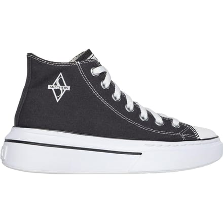 Skechers Vrouwen/dames Lace Up Trainers (Zwart, Wit)