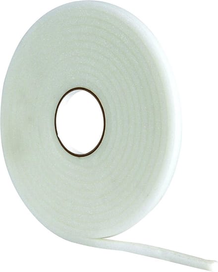 Zelfklevende Schuim Tochtstrips Wit - 5 Meter - 8mm Breed x 6mm Hoog - Flexibele Deur Afdichting
