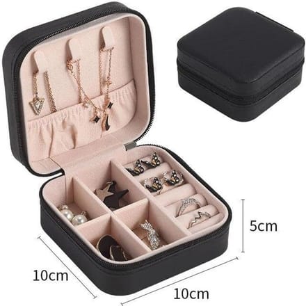 Sieradenorganizer Display Reissieradendoos Dozen Draagbare sieradendoos Lederen opbergruimte Joyeros Organizador De Joyas