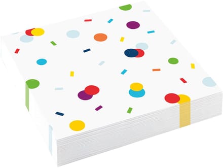 Amscan by Riethmuller - Riethmüller - Servetten - Confetti Verjaardag (20 stuks)