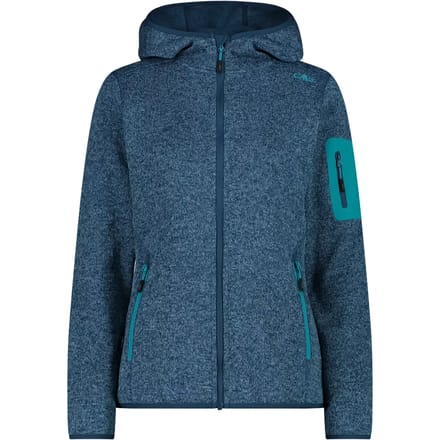 Dames fleece met capuchon CMP