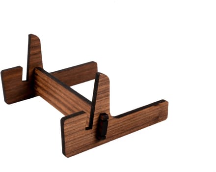 Houten Houder / Mini Ezel / Display Houder / Menukaarthouder - Type: TPT-Walnoot - 5 mm