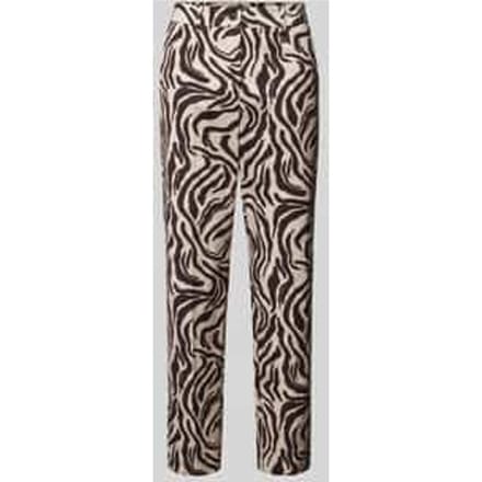 Stoffen broek met dierenprint