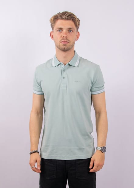 Hugo Boss polo lange mouw groen