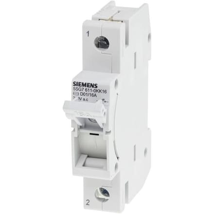 Siemens 5SG76110KK06 Lastscheidingsschakelaar Afmeting zekering : D01 6 A 230 V 12 stuk(s)