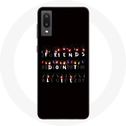 Coque - Samsung - Galaxy A02 - Souple - Noir - Stranger Things - Joyeux Noël