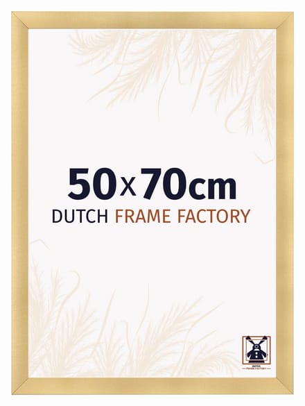 Fotolijst 50x70 cm - MDF - Goud Mat - Praag