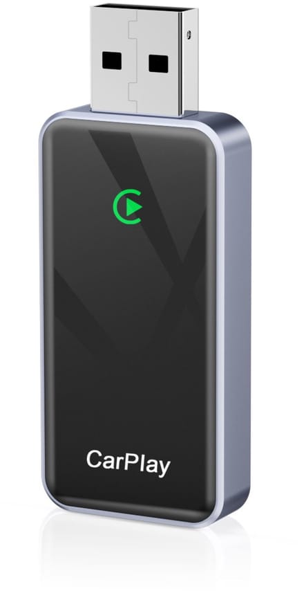 BY967B 2-in-1 Draadloze CarPlay & Android Auto Adapter