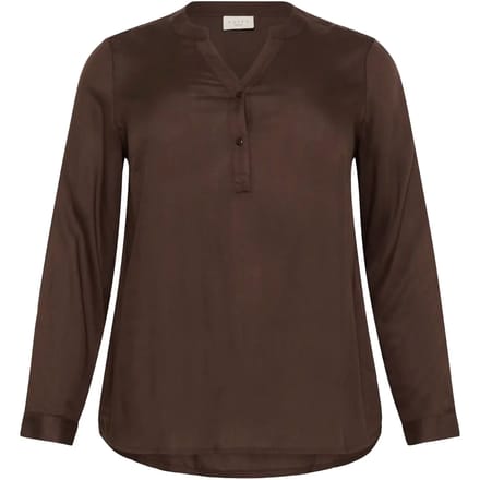 Damesblouse met lange mouwen KAFFE Curve Sida