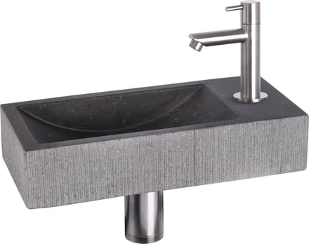 Differnz Fonteinset Mix&match Set Ribble Recht Mat Chroom