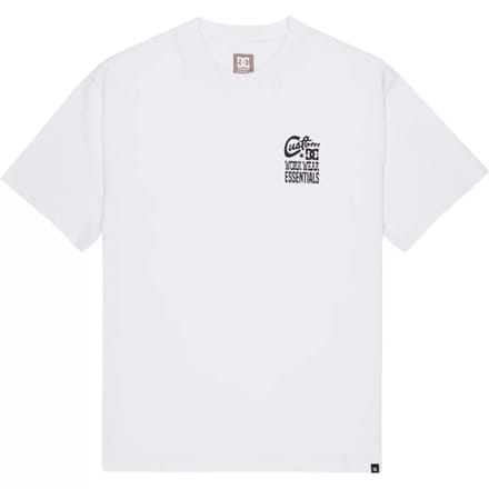 Dc Shoes Knotted T-shirt Met Korte Mouwen Wit S Man