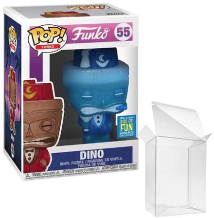 Funko Pop! Blue Dino #55 [Blue] 2019 Fundays Box of Fun LE 6000