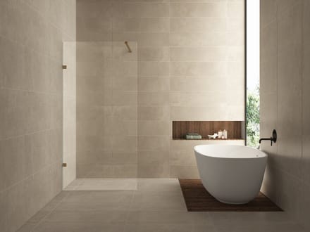 Wiesbaden Less inloopdouche 900 x 2000 x 8 mm nano helder glas/geborsteld brons koper