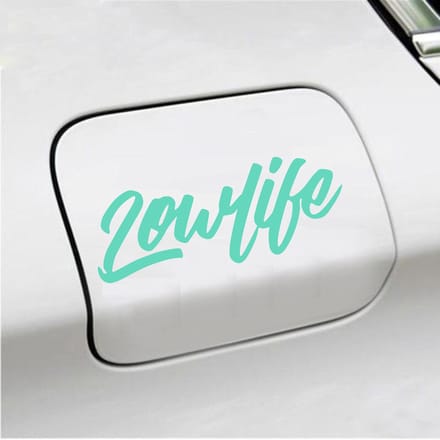 Bumpersticker - Lowlife - 6,4 X 16,8 - Mint