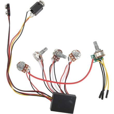 Faisceau de câblage d'amplificateur 3 voies Kit de câblage de circuit d'alimentation Accessoires pour guitare électrique basse gray