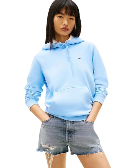 regular fit hoodie van katoenmix