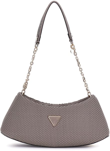 GUESS Schoudertas Avondtas Phaedra Top Zip Shoulder Bag Dark Taupe