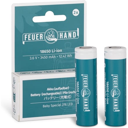 Feuerhand -oplaadbare batterij- 18650 Li-ion- 2 stuks
