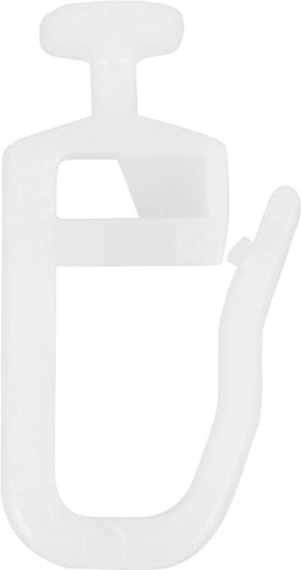 Gordijnrunner Nylon met Haak 20st.