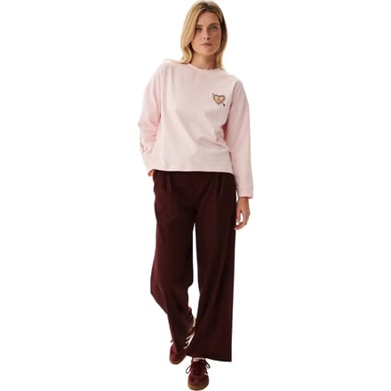 Dames-T-shirt met lange mouwen She is Sunday Angelo