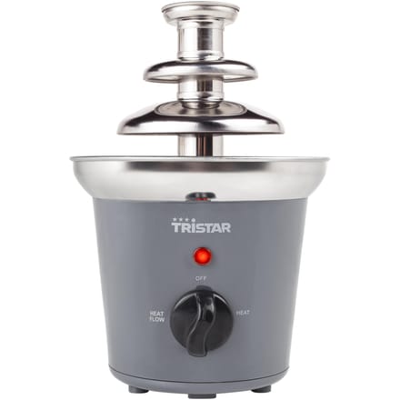Tristar Chocoladefontein CF-1603 - Chocolade fondue - 3 lagen - Grijs