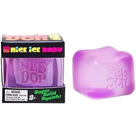 Needoh Nice Cube Sensorische Stressverlichter Fidget Tool voor Angst & Focus Bureau Sensorische Kubus voor Volwassenen & Kinderen