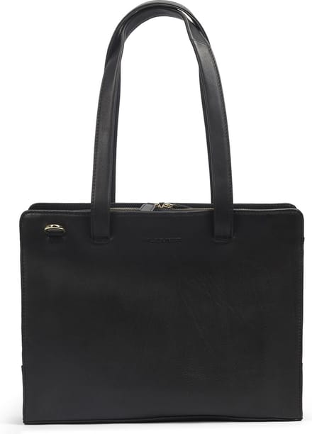 Plevier Pharos schoudertas 16 inch zwart.