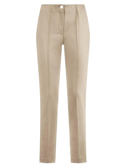 Enkellange Slim Fit-broek Van Fadenmeister Berlin beige