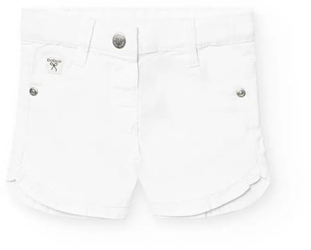 Boboli Stretch Korte Broek Wit 9 Months Kinderen