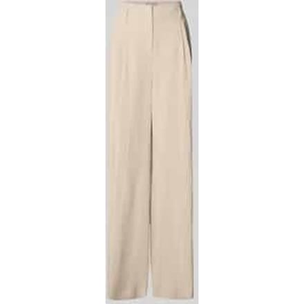 Wide leg bandplooibroek en riemlussen