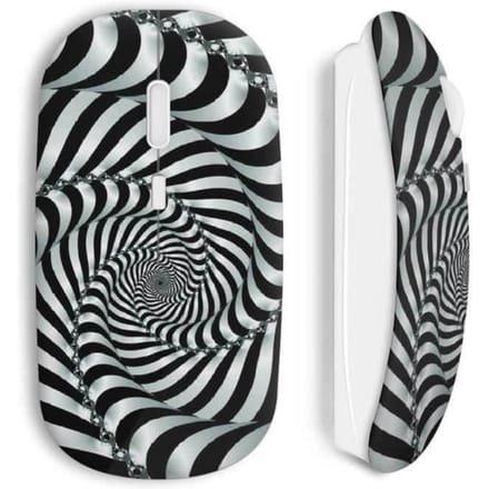 Draadloze muis Zebra Zwart en Wit