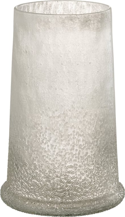 J-Line windlicht Suiker - glas - wit - large