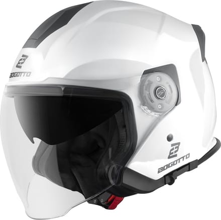 Bogotto H586 Wit Jethelm - Helm