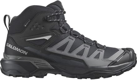 Salomon X Ultra 360 MID GTX - Outdoor Wandelschoenen voor Heren - Waterdicht, Maat 42 2/3, Kleur Donkergrijs/Zwart