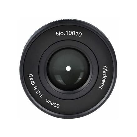 7Artisans 60mm f/2.8 II Macro  Sony E-bevestiging