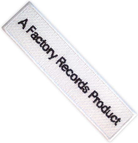 Joy Division - Factory Records Patch - Wit