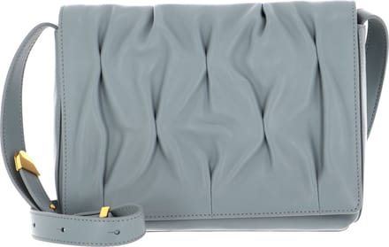 COCCINELLE Leren Schoudertas Marquise Goodie Shoulder Bag Cloud Blauw