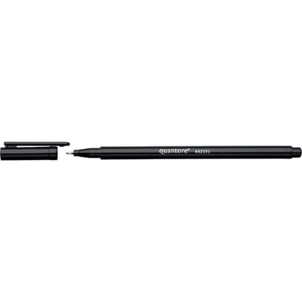 Fineliner Quantore zwart 0.4mm | 10 stuks