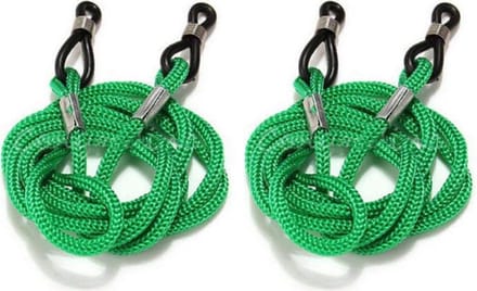 2x Brillenkoord | Zonnebril Touwtje | Groen