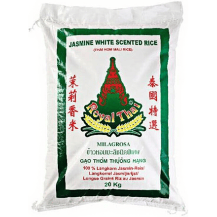 Royal Thai jasmijn langkorrelrijst Thailand speciaal 20 kg