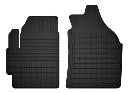 Wielganizator BasicProtect Serie - Rubber Autovloermatten - Voor - Peugeot 1007 Minivan - 1,5 cm Rand