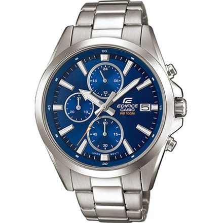 Casio Edifice Heren Zilveren Horloge EFV-560D-2AVUEF
